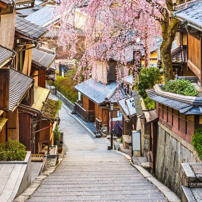 Kyoto,,Japan,In,Spring,In,The,Higashiyama,District.